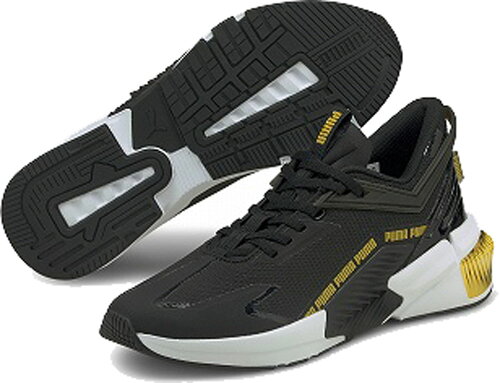 EAN 4063699672053 PUMA プーマ プーマ プロヴォーク XT FTR モト ウィメンズ トレーニング シューズ 22 Puma Black-Puma Team Gold 195269 スポーツ・アウトドア 画像