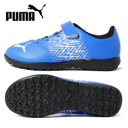 EAN 4063699772081 プーマ PUMA キッズ サッカーシューズ タクト TT V JR ブルーメイジング/プーマホワイト 106313 05 スポーツ・アウトドア 画像