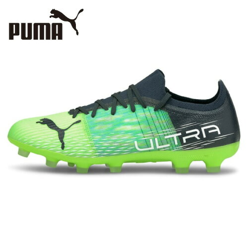 EAN 4063699789225 PUMA ウルトラ 3.3 HG/AG サッカー スパイク 25 Green Glare-Aqua-Spellbound 106525 スポーツ・アウトドア 画像