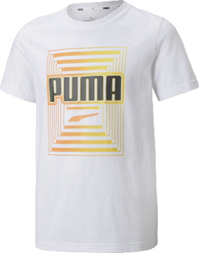 EAN 4064535569698 PUMA キッズ ボーイズ ALPHA グラフィック II 半袖 Tシャツ 120-160cm 120 Puma White 849676 キッズ・ベビー・マタニティ 画像