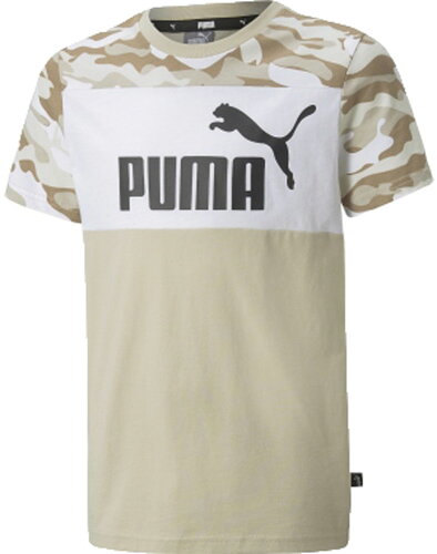 EAN 4064535586107 PUMA キッズ ボーイズ ESS+ カモ 半袖 Tシャツ B 120-160cm 120 Putty 849705 キッズ・ベビー・マタニティ 画像