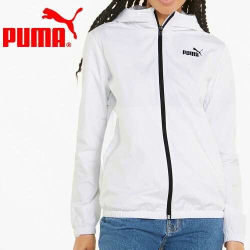 EAN 4064535735413 PUMA ウィメンズ ESS ソリッド ウィンドブレーカー S Puma White 849419 スポーツ・アウトドア 画像