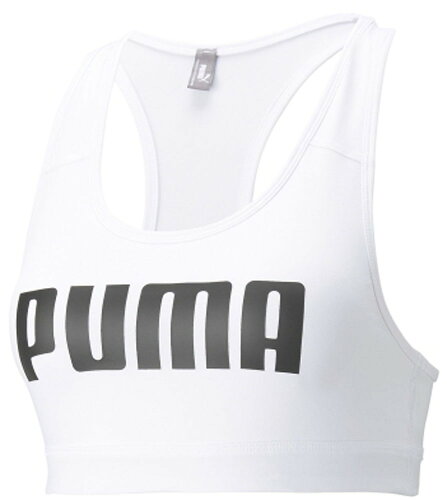 EAN 4064535808032 PUMA トレーニング 4キープ グラフィック ブラトップ 中サポート ウィメンズ M Puma White-BLACK PUMA 520782 スポーツ・アウトドア 画像