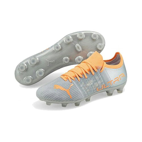 EAN 4064536185477 PUMA メンズ ウルトラ 3.4 HG/AG サッカー スパイク 26 Diamond Silver-Neon Citrus 106728 スポーツ・アウトドア 画像