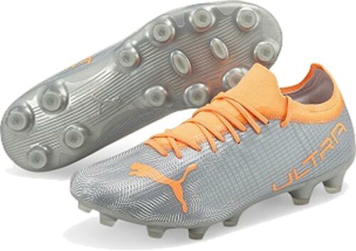 EAN 4064536212982 PUMA メンズ ウルトラ 2.4 HG/AG サッカー スパイク 27 Diamond Silver-Neon Citrus 106724 スポーツ・アウトドア 画像