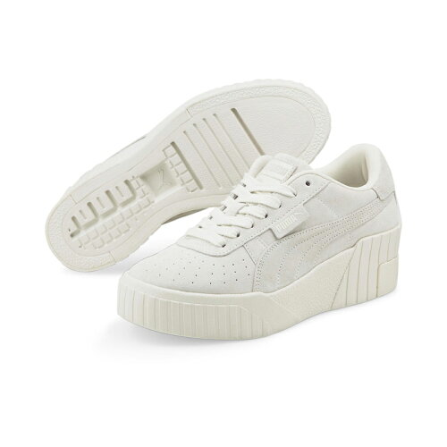 EAN 4064536305196 PUMA ウィメンズ CALI ウェッジ トーナル スニーカー 23.5 Pristine-Marshmallow 385248 靴 画像