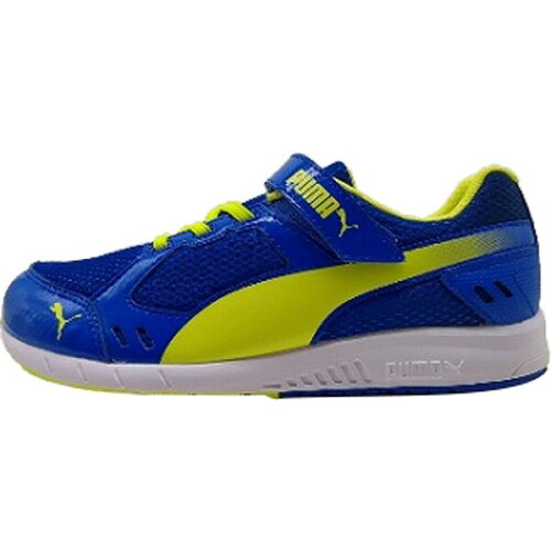 EAN 4064536723778 PUMA キッズ プーマ スピードモンスター V3 スニーカー 17-24cm 23 Victoria Blue-Lemon Sherbert 190266 キッズ・ベビー・マタニティ 画像