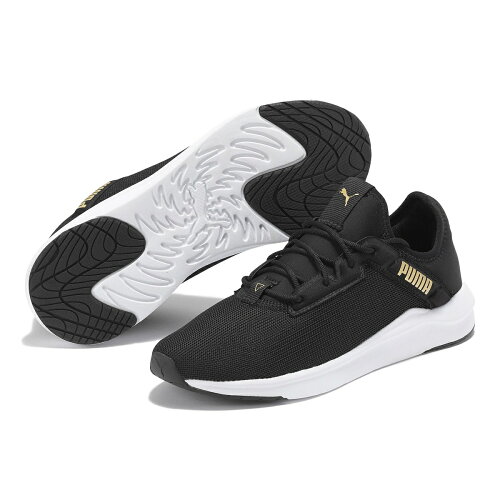 EAN 4064536763101 PUMA ウィメンズ ソフトライド FINESSE FEMME ランニングシューズ 22.5 Puma Black-Puma Team Gold 377141 スポーツ・アウトドア 画像