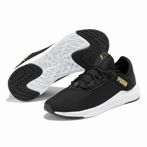 EAN 4064536763118 PUMA ウィメンズ ソフトライド FINESSE FEMME ランニングシューズ 23 Puma Black-Puma Team Gold 377141 靴 画像