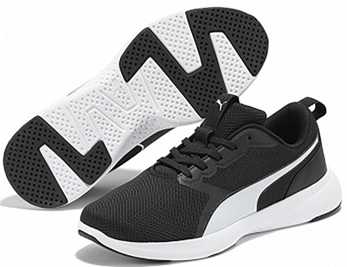 EAN 4064537293003 PUMA ユニセックス ソフトライド フィール WIDE ランニングシューズ 22 Puma Black-Puma White 376746 靴 画像