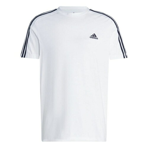 EAN 4065432961417 adidas エッセンシャルズ シングルジャージー スリーストライプスTシャツ IC9336 XS メンズファッション 画像