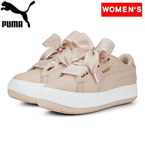 EAN 4065449769617 PUMA ウィメンズ スウェード マユ ハート スニーカー 385968 Rose Quartz-Puma White 23 靴 画像