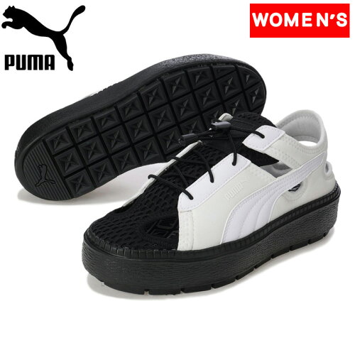 EAN 4065451131266 PUMA プーマ バスケット プラットフォーム トレース ライト ミュール スニーカー ウィメンズ 23.5cm 05 PUMA WHITE-PU PJ382872 靴 画像