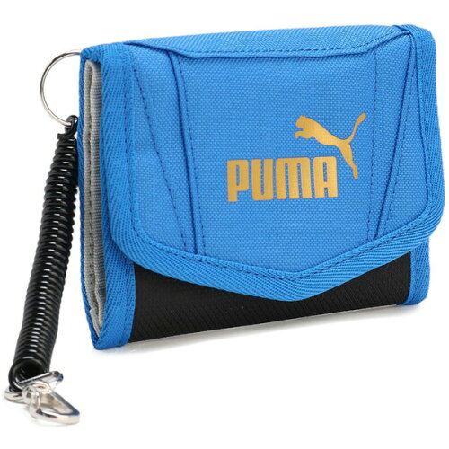 EAN 4067978601000 PUMA ユニセックス プーマ アクティブ ウォレット 079035 Ultra Blue-PUMA Gold OSFA バッグ・小物・ブランド雑貨 画像