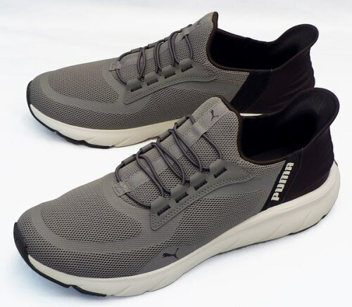 EAN 4067981613441 PUMA ユニセックス ソフトライド フレックス レース イーズイン ワイド ランニングシューズ 309901 Flat Medium Gray-Flat Dark Gray-Warm White 30 靴 画像