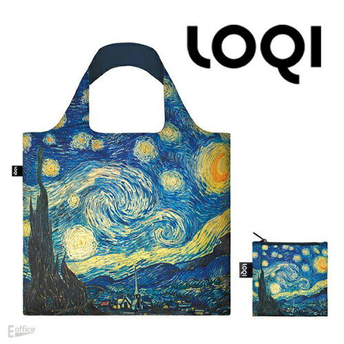 EAN 4260715130638 LOQI ローキー バッグ VG.SN.R VINCENT VAN GOGH The Starry Night Recycled Bag バッグ・小物・ブランド雑貨 画像