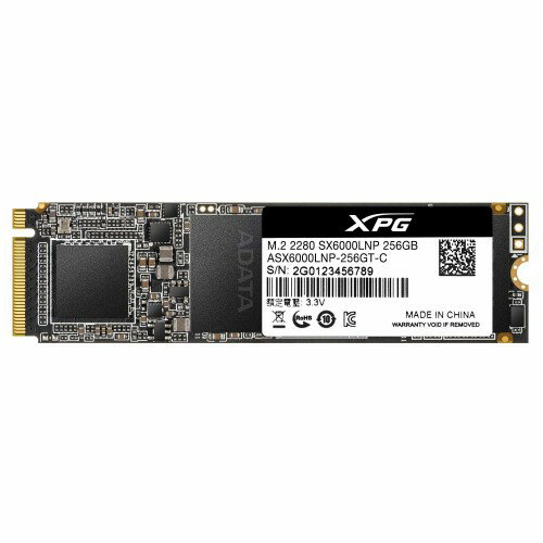 EAN 4710273770727 XPG SSD  ASX6000LNP-256GT-C パソコン・周辺機器 画像