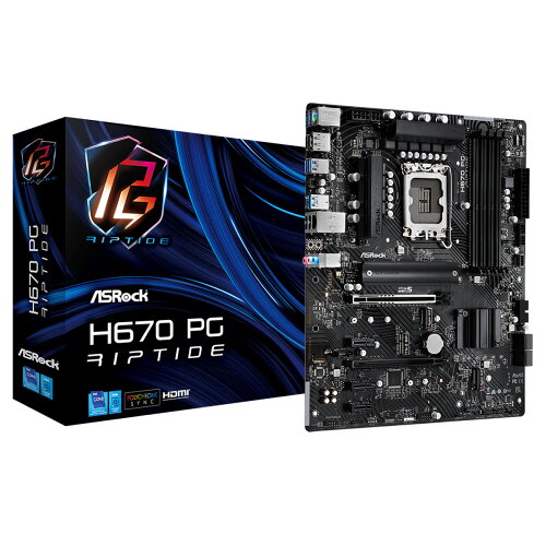 EAN 4710483936548 ASRock マザーボード H670 PG RIPTIDE パソコン・周辺機器 画像