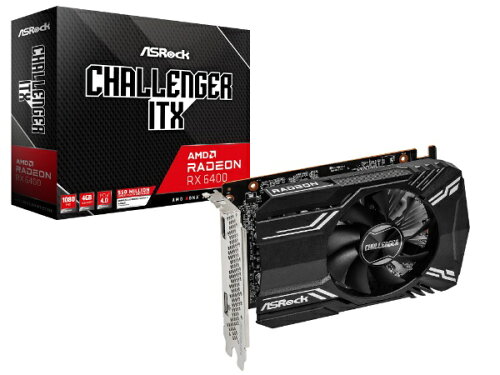 EAN 4710483936944 ASRock RADEON RX 6400 グラフィックボード CHALLENGER ITX パソコン・周辺機器 画像