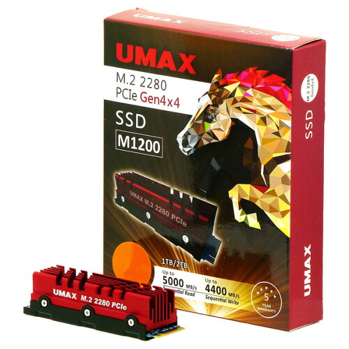 EAN 4710961756231 UMAX SSD UM-SSDNV44M1200-1T パソコン・周辺機器 画像