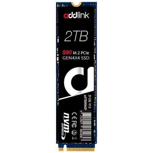 EAN 4712927862550 ADDLINK ad2TBS90M2P S90 2TB 内蔵SSD S90シリーズ M.2 /2TB パソコン・周辺機器 画像