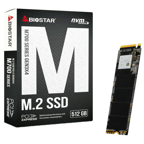 EAN 4712960684317 BIOSTAR SSD M700-512GB パソコン・周辺機器 画像