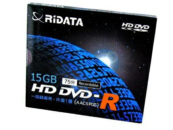 EAN 4719303524903 ritek 一回録画用hd dvd-r hl   b約75分 ridata 70r5ehrda0001 TV・オーディオ・カメラ 画像