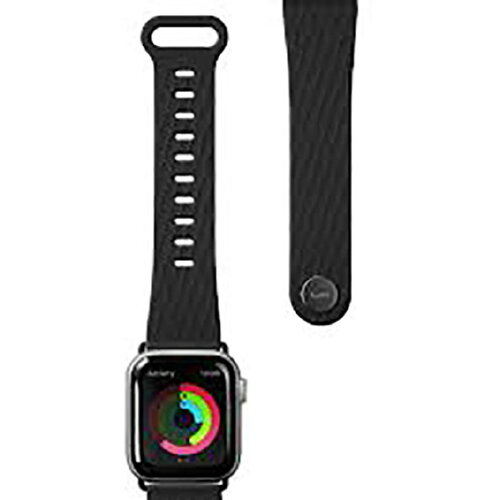 EAN 4895206916509 LAUT Apple Watch 1/2/3/4/5 42/44mm BAND LAUT ACTIVE 2.0 BLACK L_AWL_A2_BK スマートフォン・タブレット 画像