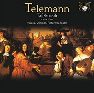 EAN 5028421921778 MUSICA AMPHION PIETER-JAN BELDER ムジカ・アンフィオン ピーテル＝ヤン・ベルダー TELEMANN ： TAFELMUSIK CD CD・DVD 画像