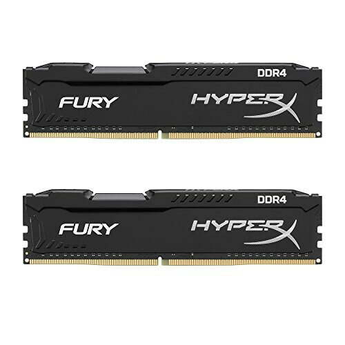 EAN 5054629834350 Kingston デスクトップ オーバークロックPC用メモリ DDR4-2666 PC4-21300 4GB HyperX FURY CL15 1.2V Non-ECC HX426C15FBK2/8 パソコン・周辺機器 画像