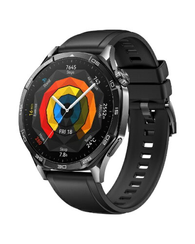 EAN 6942103131196 HUAWEI TECHNOLOGIES WATCH GT 5 46MM ブラック スマートフォン・タブレット 画像