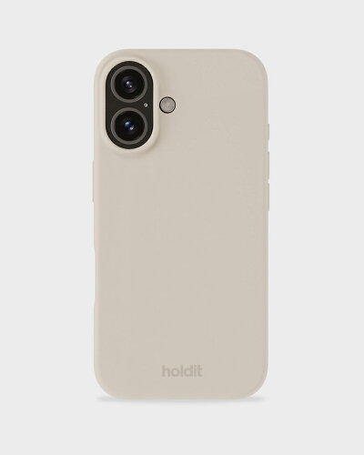 EAN 7330985165078 Holdit ホールディット iPhone 16用 ソフトタッチシリコーンケース Light Beige ライトベージュ 16507 HOLDIT スマートフォン・タブレット 画像