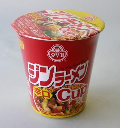 EAN 8801045997292 オットギ ジンラーメン 辛口 カップ 62g 食品 画像