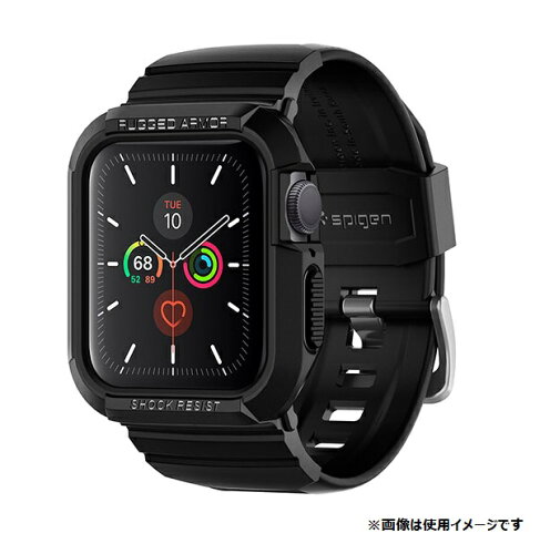 EAN 8809685624080 SPIGEN｜シュピゲン Apple Watch Series 6/SE/5/4 40mm Case Rugged Armor Pro Black ACS00546 家電 画像