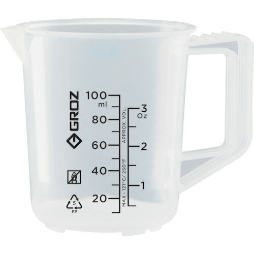 EAN 8901486419435 GROZ｜グロッツ GROZ オイル用ビーカー 100ML JUG100G 花・ガーデン・DIY 画像