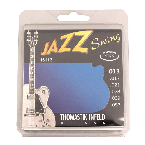 EAN 9003918701329 Thomastik-Infeld JS113 JAZZ SWING Flat Wound フラットワウンドギター弦 楽器・音響機器 画像