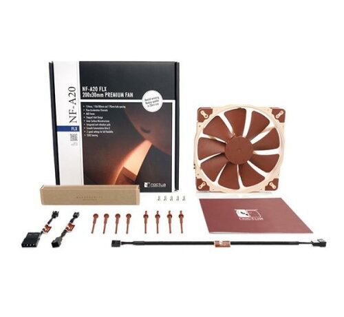 EAN 9010018100020 noctua nf-a20 flx   高耐久静音ファン a-series 大口径/3pinモデル 800rpm/   パソコン・周辺機器 画像