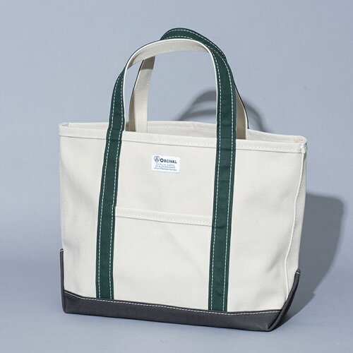 UPC 0001113465205 ORCIVAL オーシバル TOTE BAG MIDDLE トートバッグ・中 フリー LT.SAND BEIGE×GREEN×CHA #OR-H0284 KWC スポーツ・アウトドア 画像