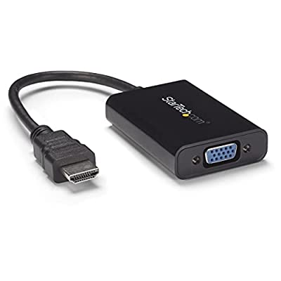 UPC 0013040057293 startech.com hdmi - vga変換アダプタ/コンバータオーディオ hdmi-アナログrgb変換コネクタ   パソコン・周辺機器 画像