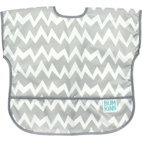 UPC 0014292998624 BUMKINS ジュニアビブ Gray Chevron バンキンス BM-U501 キッズ・ベビー・マタニティ 画像