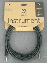 UPC 0019954943691 PW-CGT-15 プラネットウェイヴス 楽器用シールドケーブル Straight to 15ft. 4.57m PlanetWaves Classic Series Instrument Cables 楽器・音響機器 画像