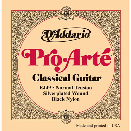 UPC 0019954952228 D’Addario (ダダリオ) クラシックギター弦 EJ49 楽器・音響機器 画像