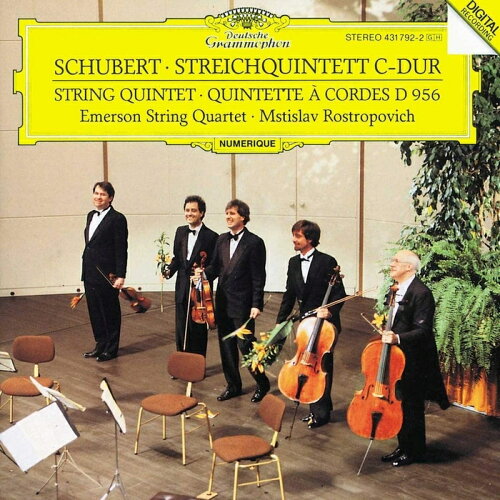 UPC 0028943179225 Schubert シューベルト / String Quintet: Emerson Sq Rostropovich Vc 輸入盤 CD・DVD 画像