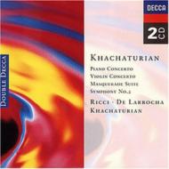 UPC 0028944825220 Khachaturian ハチャトゥリアン / ピアノ協奏曲 ラローチャ 、ヴァイオリン協奏曲 リッチ 、交響曲第2番 ハチャトゥリアン＆ウィーン・フィル 、ほか 2CD 輸入盤 CD・DVD 画像