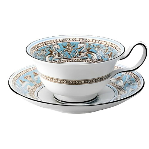 UPC 0032675016833 ウェッジウッド WEDGWOOD フロレンティーンターコイズ ティーカップ&ソーサー ピオニー キッチン用品・食器・調理器具 画像