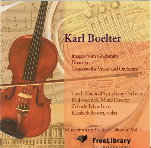 UPC 0034061059424 Fleisher Collection Vol． 3 KarlBoelter CD・DVD 画像