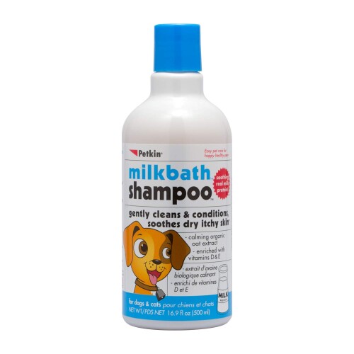 UPC 0036239054842 PETKIN 犬用 ミルクバスシャンプー 500ml ペット・ペットグッズ 画像