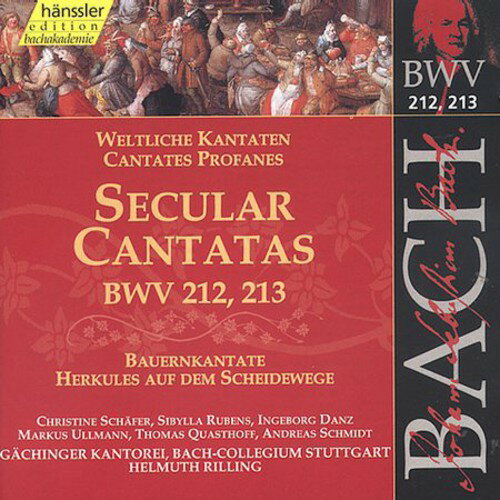 UPC 0040888206729 Secular Cantatas Bwv 212－213 Bach ,GachingerKantorei ,Rilling CD・DVD 画像