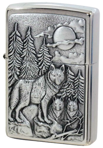 UPC 0041689208554 Zippo 狼 Timberwolves ワイルドライフ ジッポ 20855 日用品雑貨・文房具・手芸 画像