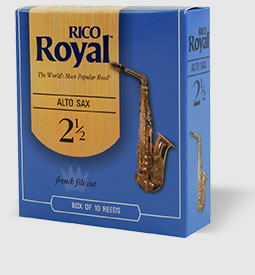 UPC 0046716532961 リコロイヤル アルトサックスリード rico royal alto sax reeds 2.1/2     楽器・音響機器 画像